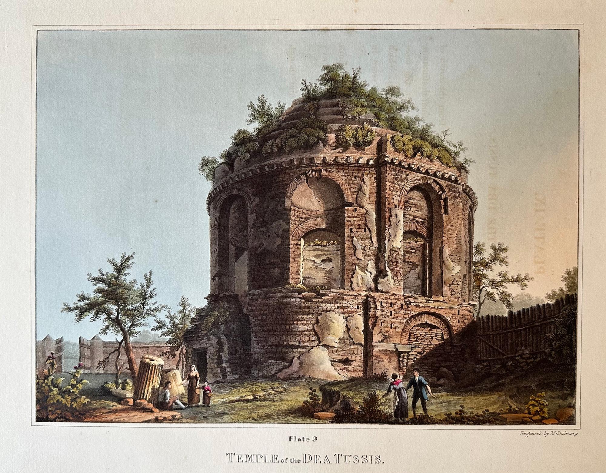 Matthew Dubourg  Figurative Print - Temple of the Dea Tussis