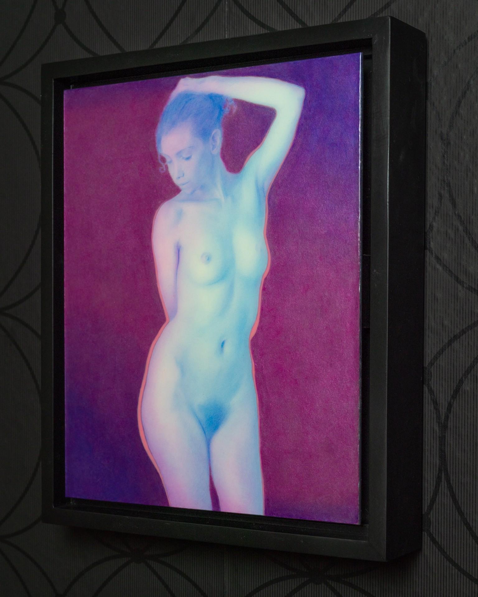 Figure 1 - Purple Figurative Painting by Matthew Durante