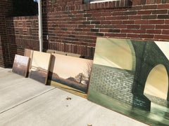 Ghost Bridge, Painting, Oil on Canvas