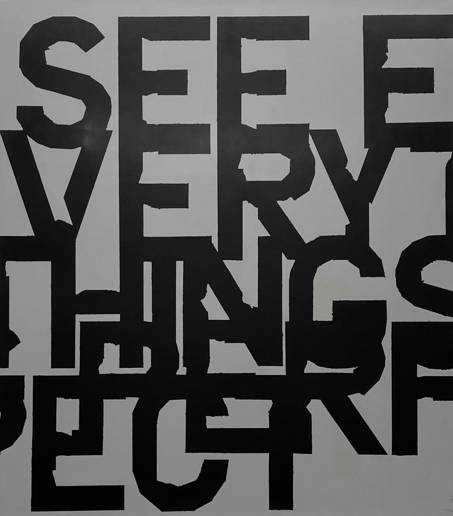 See, everything's perfect. - Mixed Media Art by Matthew Heller