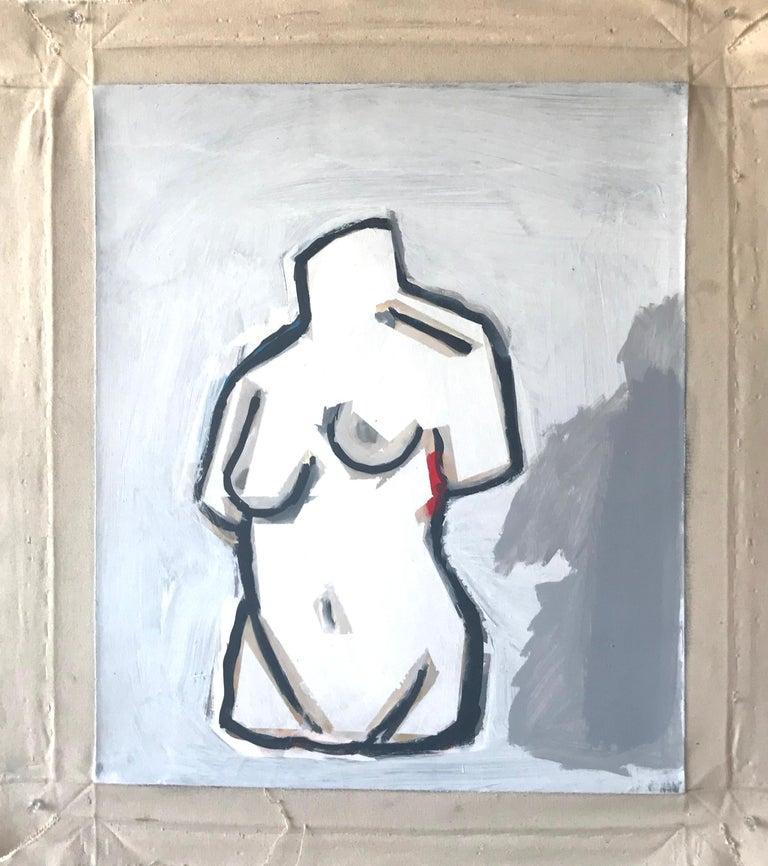female form acrylic on canvas