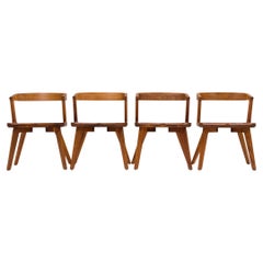 Matthew Hilton for De la Espada Colombo Walnut Dining Armchairs, Set of 4