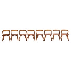 Matthew Hilton for De la Espada Colombo Walnut Dining Armchairs, Set of 8