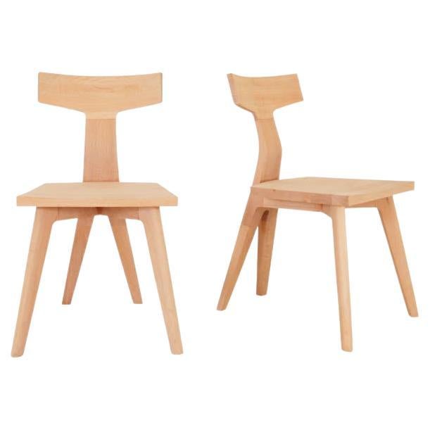 Matthew Hilton for De la Espada "Fin" Oak Dining Chairs, Set of 6