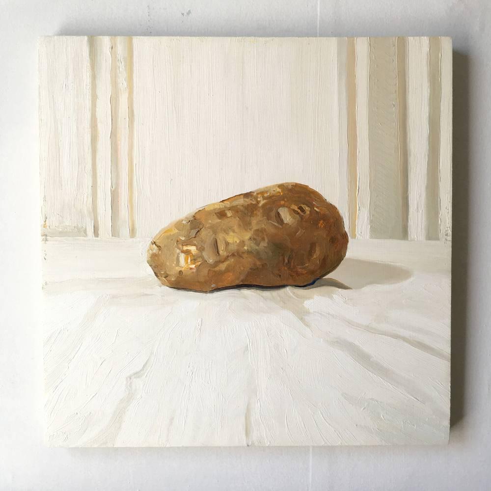 Matthew Hopkins Still-Life Painting - Heritage (Still Life of a Potato)