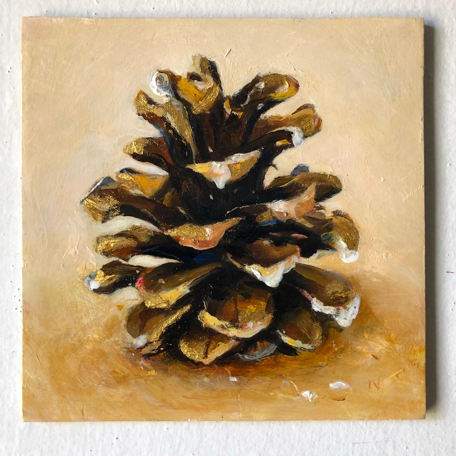 pine cone paintings