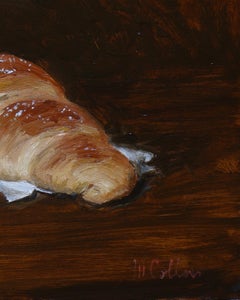 Breakfast at Goretto Cafe Florence Oil  Table Top Interior Morning Espresso