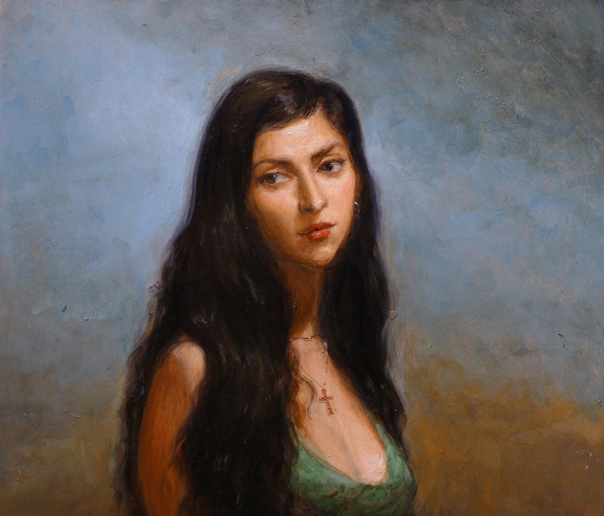 Tempest, Oil, ARC Salon Finalist, Portrait Society of America, Florence, Italy For Sale 1