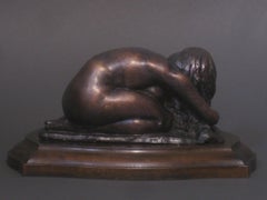 L'Hiver, Winter, Bronze Sculpture, Lost Wax Method , Romantic, Florence, Italy