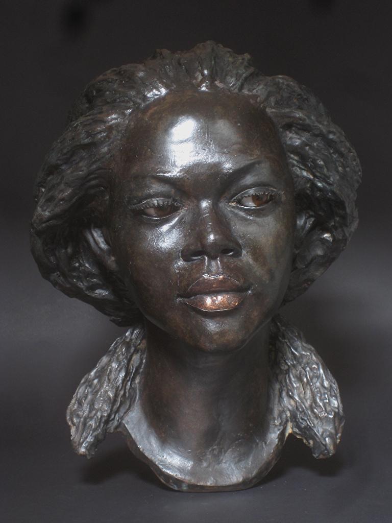 La chica de Togo Bronce Prueba de artista  MEAM en Barcelona   España  Figurativo en venta 1
