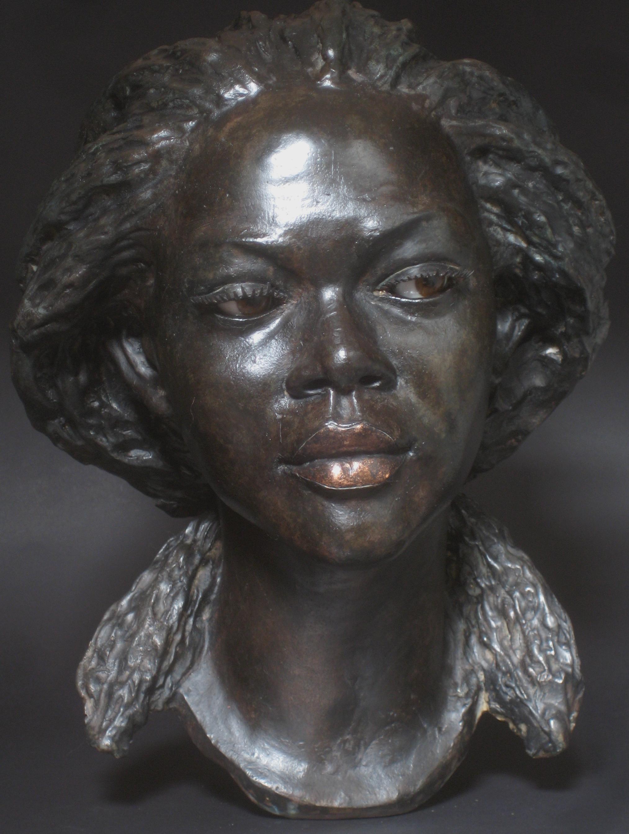 La chica de Togo Bronce Prueba de artista  MEAM en Barcelona   España  Figurativo