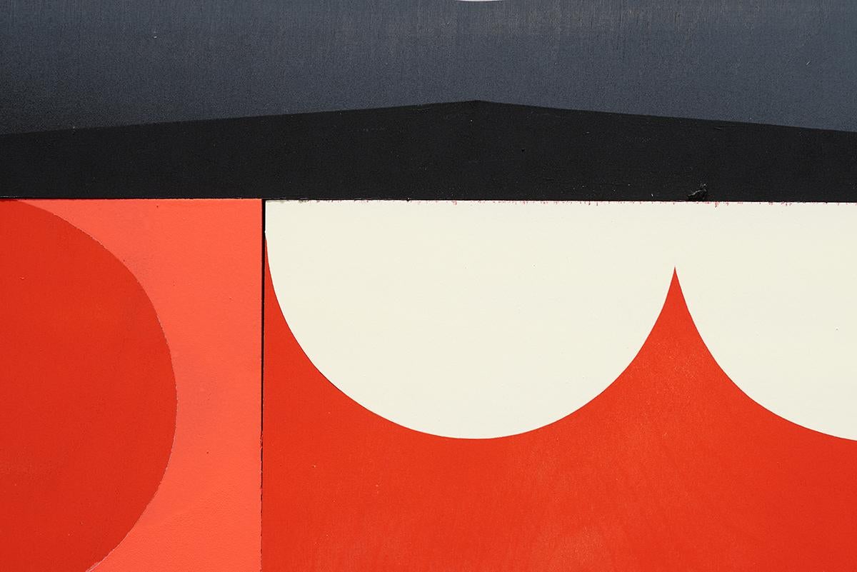Contemporary Mixed Media Sculptural Painting Inspired by Indigenous Motifs im Angebot 2