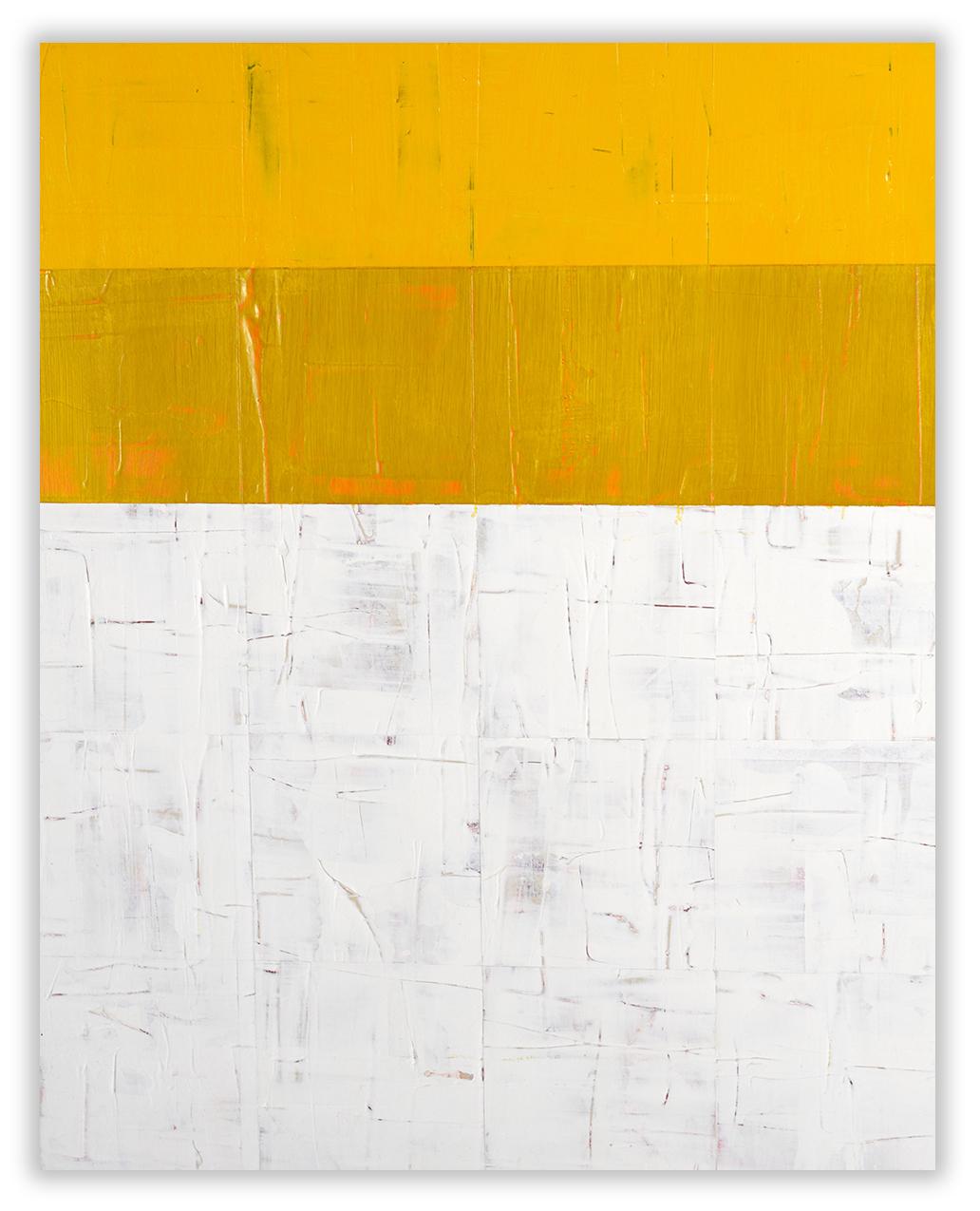 Matthew Langley Abstract Painting – Milk and Honey (Abstraktes Gemälde)