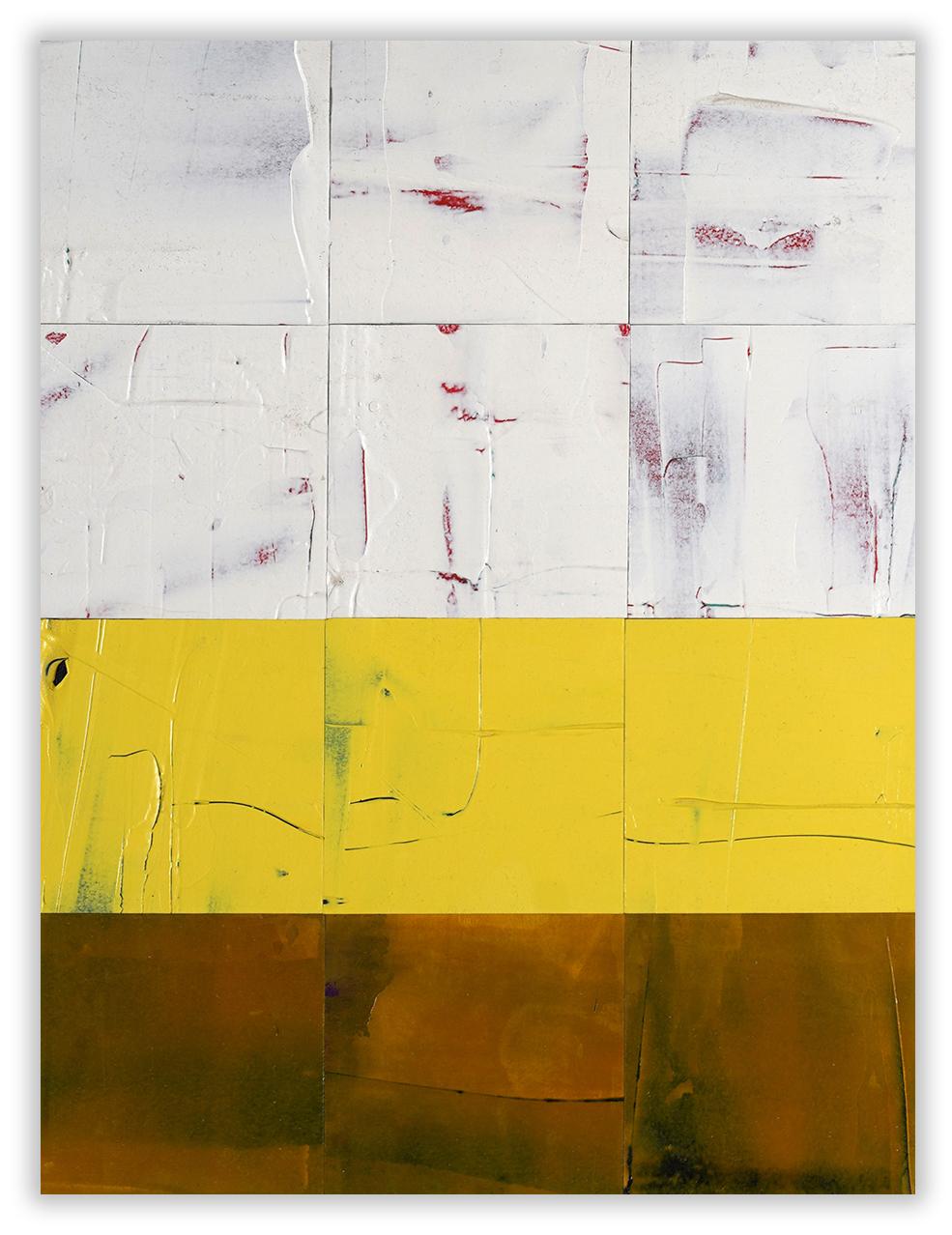 Matthew Langley Abstract Painting – Einige Samt am Morgen (Abstraktes Gemälde)