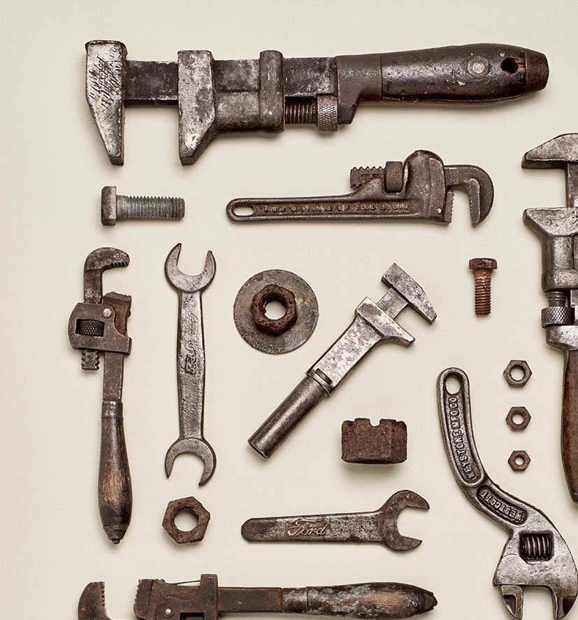 Wrenched - old tool photography - Photograph by Matthew McKee