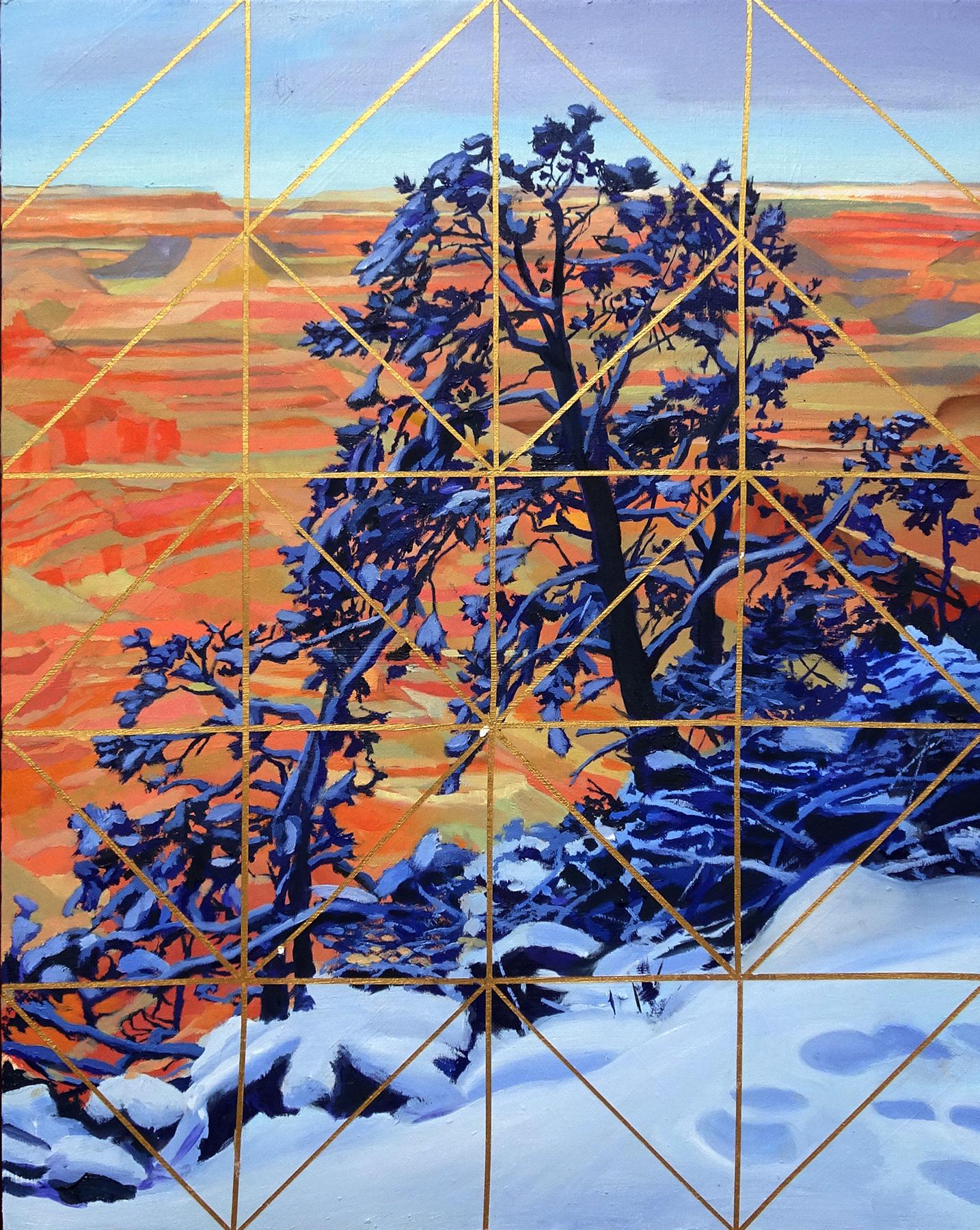 Matthew Mullins Landscape Painting - Canyon Rim