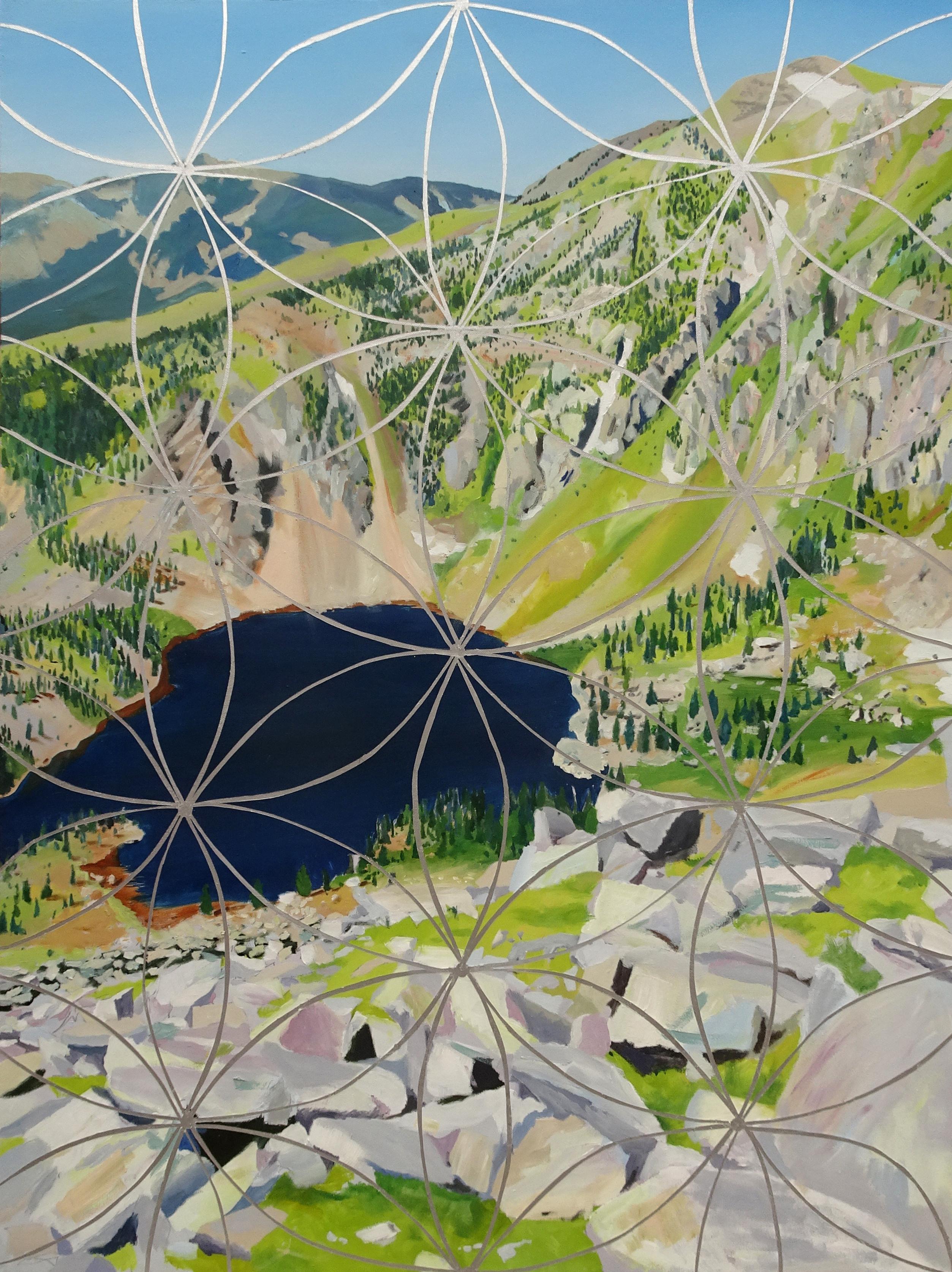 Matthew Mullins Abstract Painting - Lake Katharine