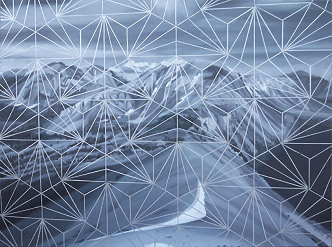 Matthew Mullins Landscape Painting - Silver Summits
