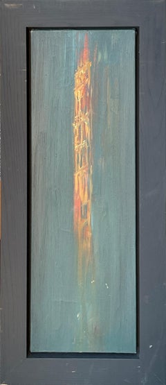 "Study for Blue and Gold III, " Matthew Radford, British Abstract Painting