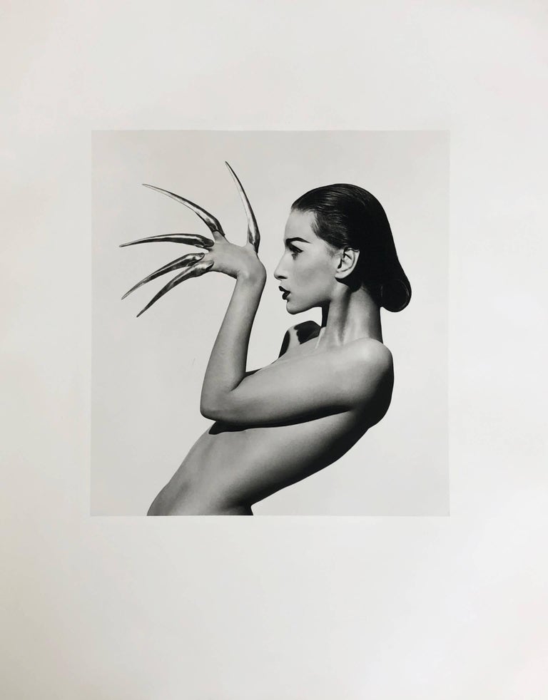 Aly, Claw Hand from The Surreal Thing Series, 1987 by Matthew Rolston
Black and White Photographic Print
Image size: 10 in. H x 10 in. W
Sheet size: 18.5 in. H x 15.875 W
Framed 25 in. H x  31 in. W 
Signed lower center and numbered lower left