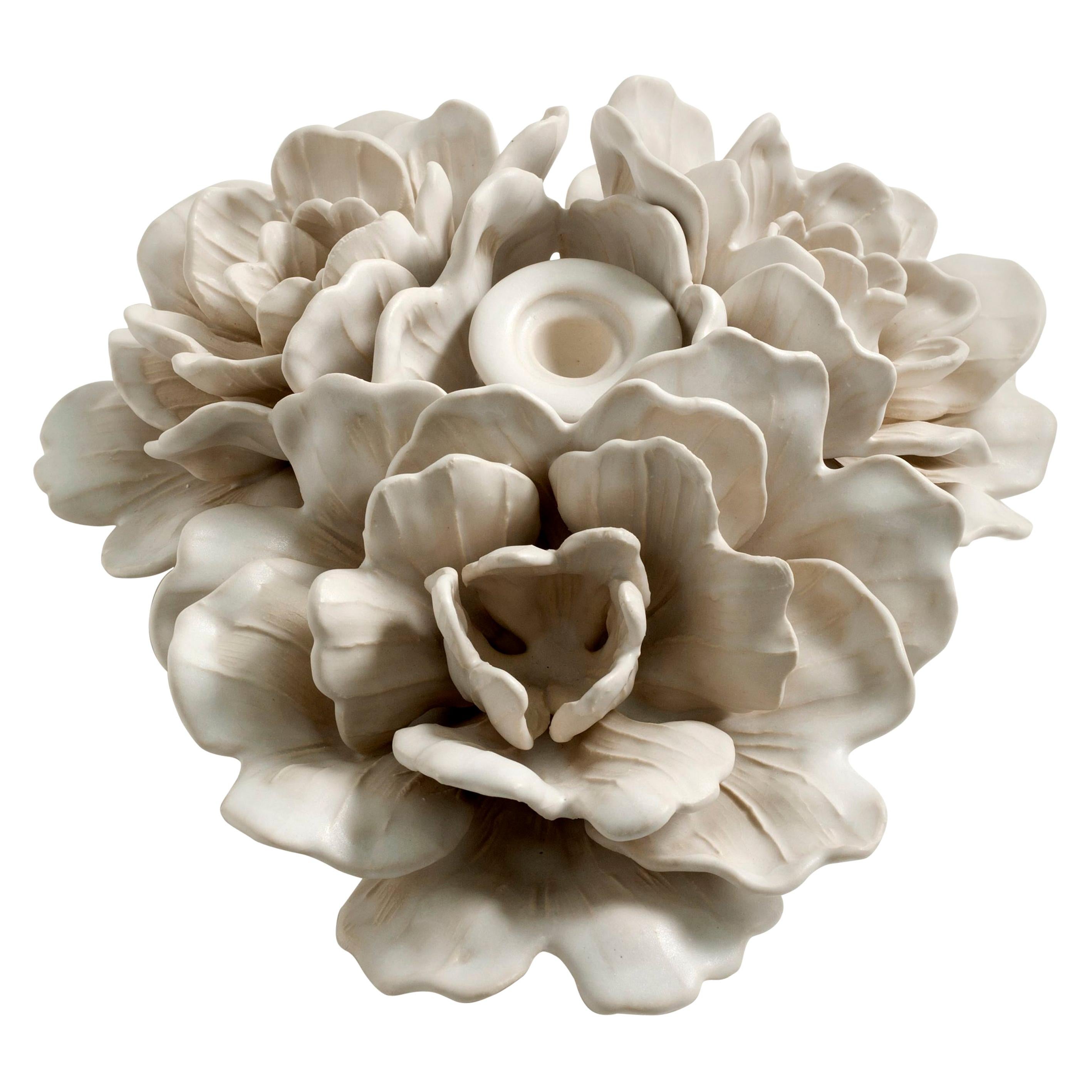 Matthew Solomon, Glazed Porcelain Candle-Holding Centerpiece, USA, 2015