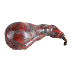 Matthew Solomon, Glazed Sculpture of an Aubergine, United States