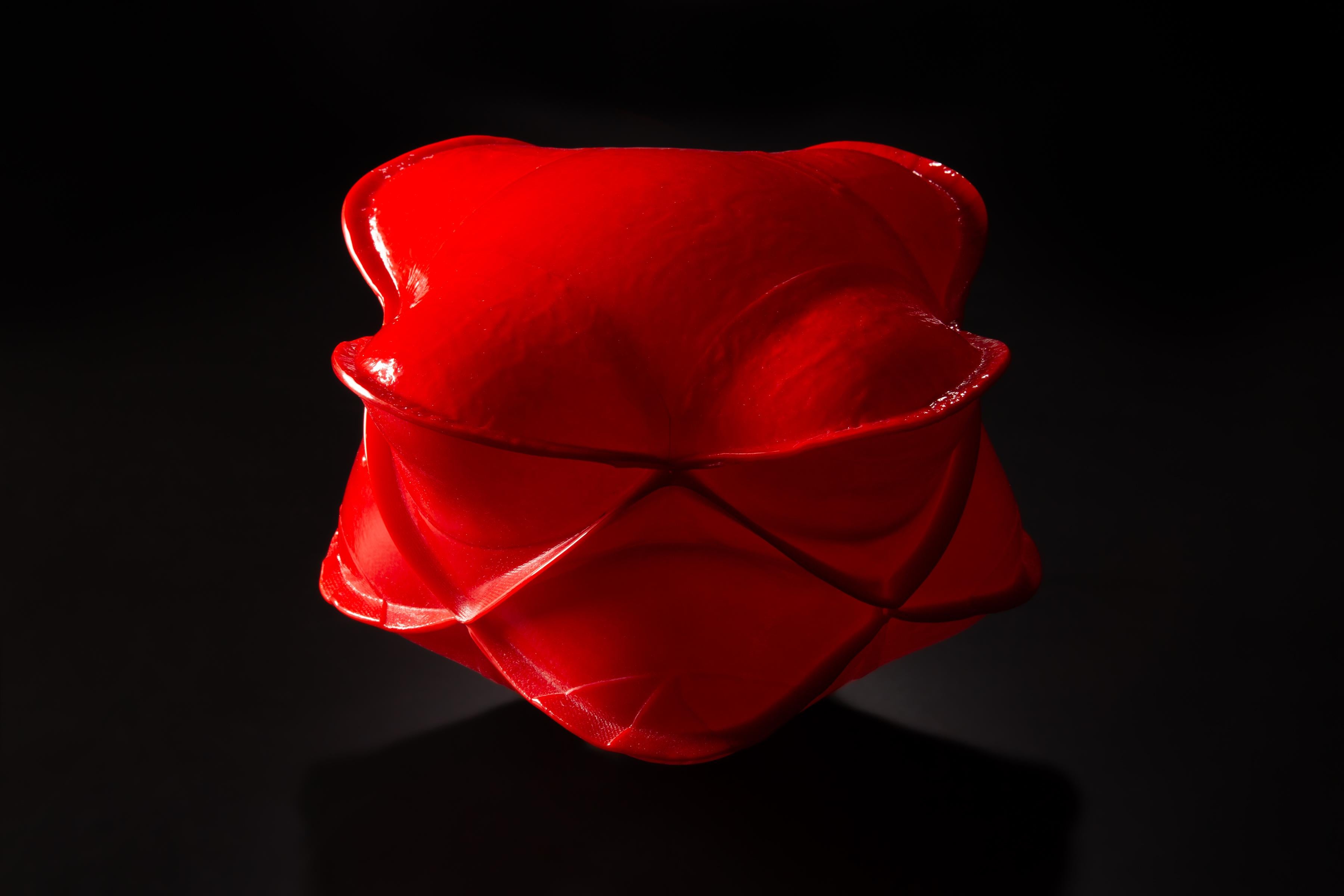 Matthew Szosz Abstract Sculpture - "Inflatable #88", Contemporary, Glass, Sculpture, Fused, Inflated, Abstract