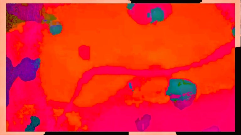 Matthew Tierney Abstract Print - Babylon - Abstract Orange Pure Pigment Print