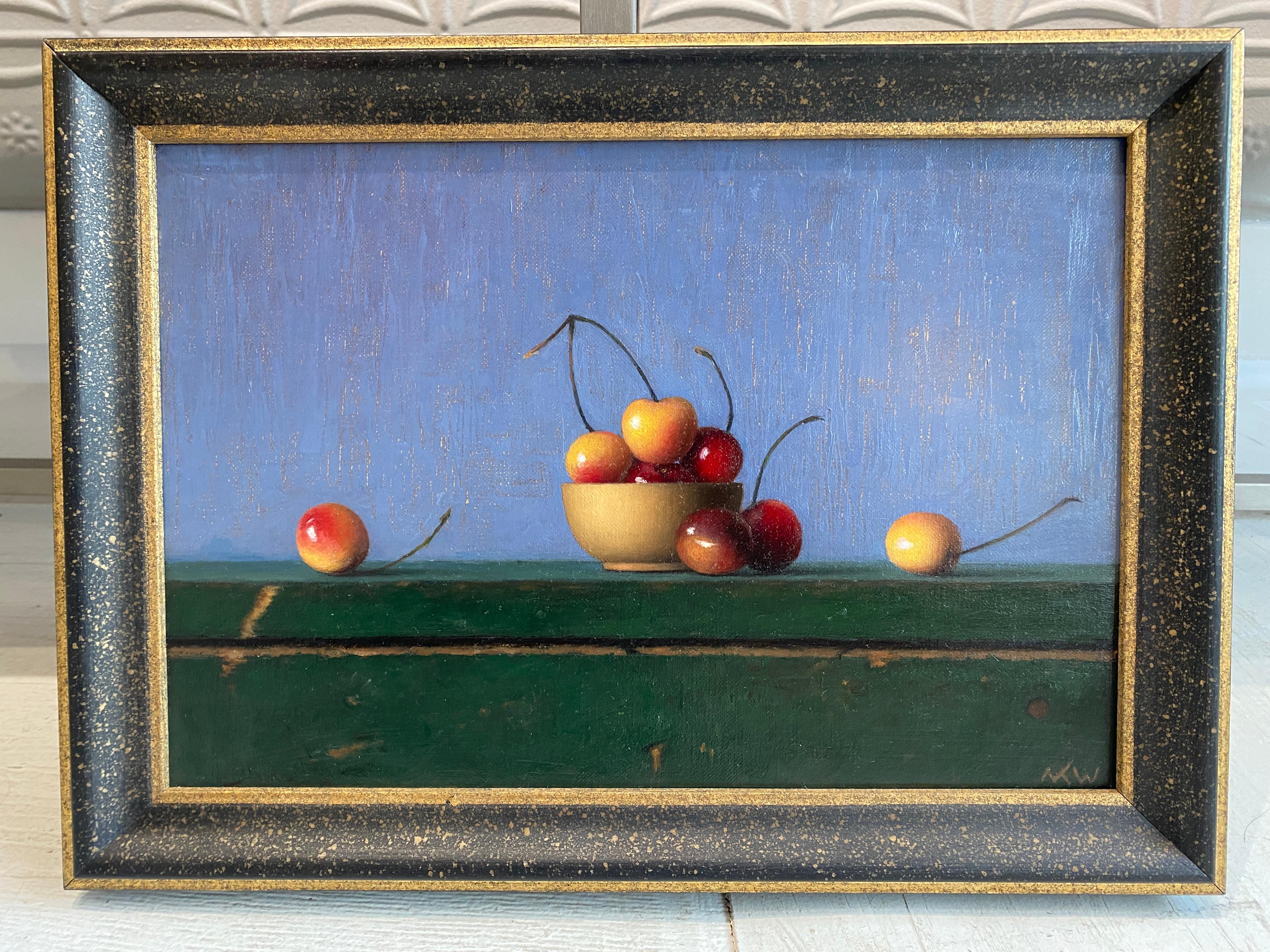 Cherries, Study - Painting by Matthew Weigle