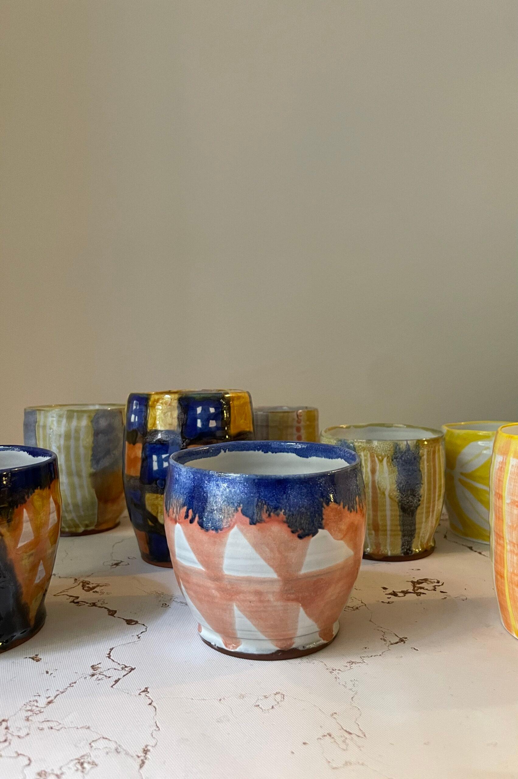 Vasos de cerámica Matthew Weir en venta 5