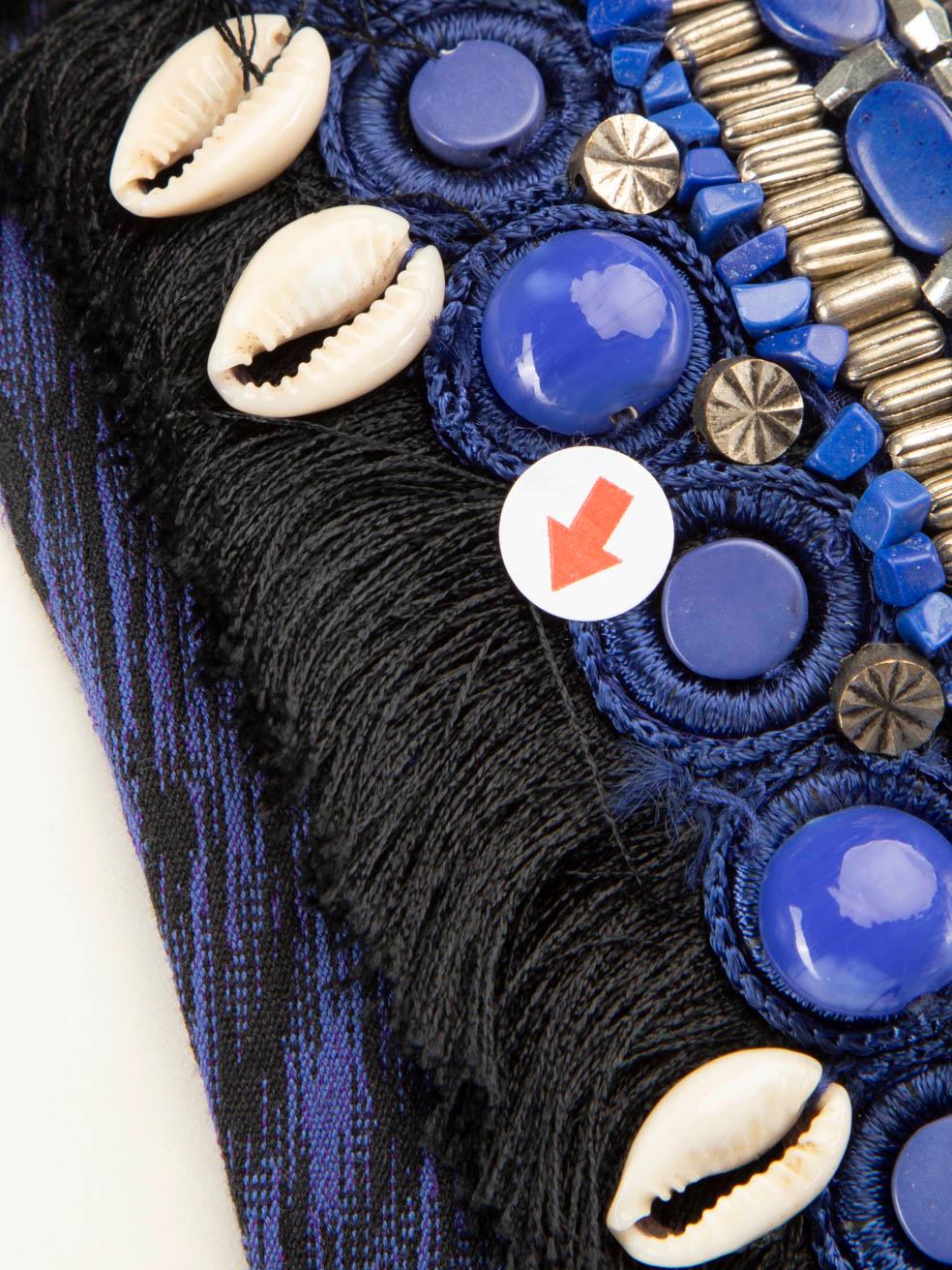 Matthew Williamson Vestido estampado azul sin mangas Talla S en venta 3