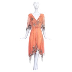 Matthew Williamson Celestial Glamour Star Runway Silk Dress