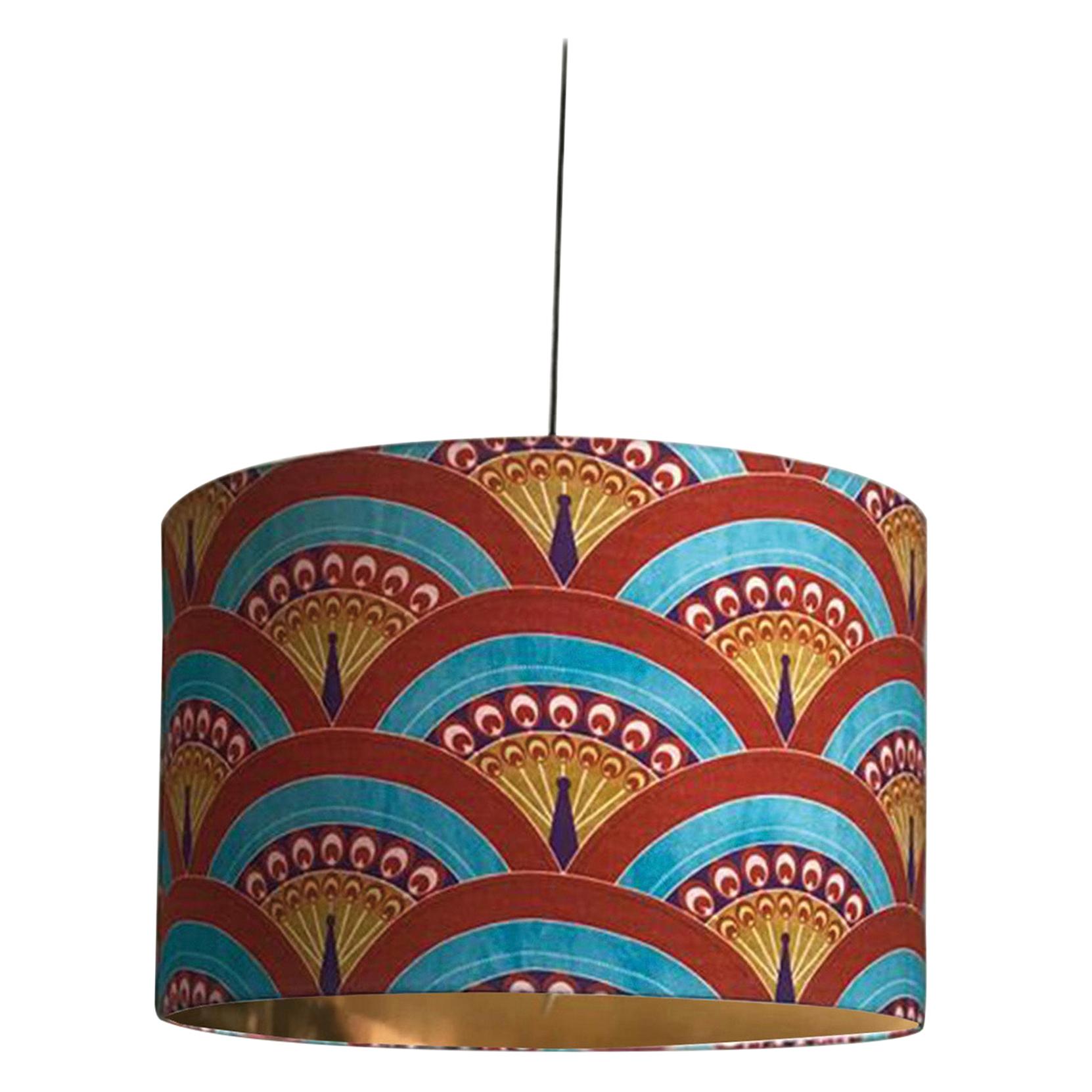 Matthew Williamson for Les-Ottomans Peacock Lampshade For Sale