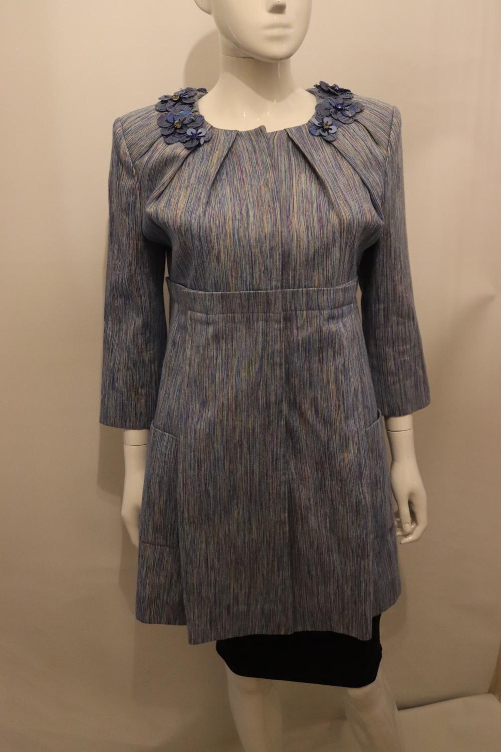 A. Matthewson, Cappotto blu primavera/estate della linea principale in vendita 1