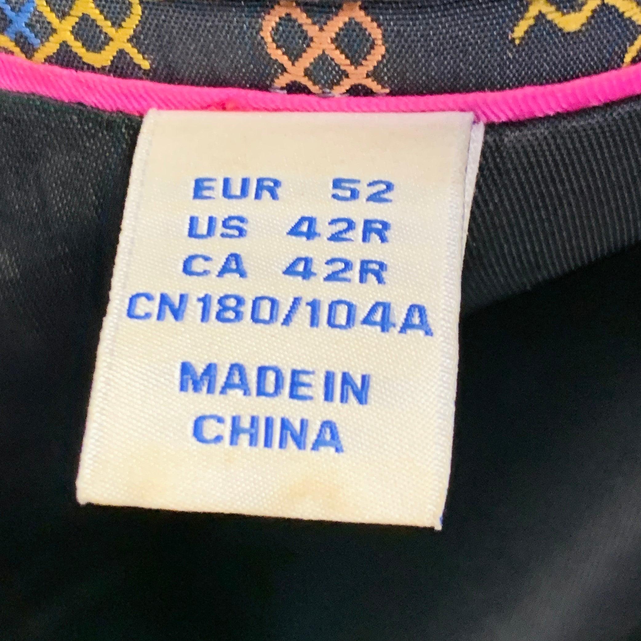 MATTHEW WILLIAMSON Größe S Schwarz Mehrfarbig Texturiertes Polyester Seide Shorts Anzug im Angebot 4