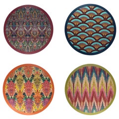 Matthew Williamson X Les-Ottomans Wood Placemats, 4er-Set