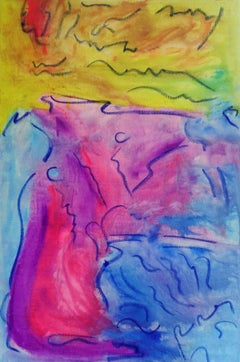 Astratto #46, Pittura acrilica astratta, 2017