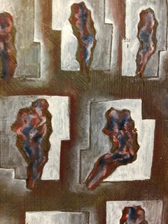 Matthias Alfen German Sculptor Modern Expressionist Painting Psychogram