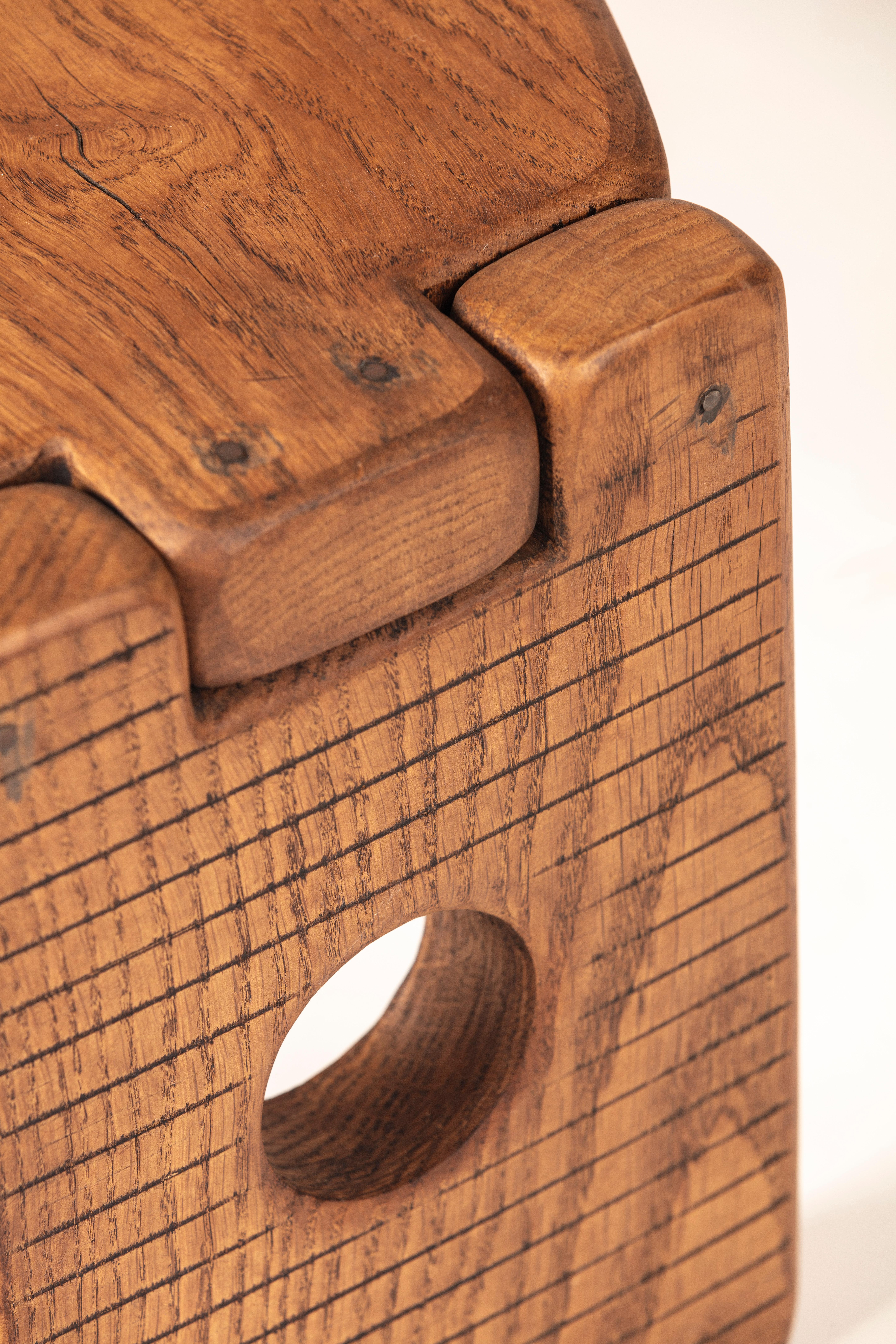 XXI secolo e contemporaneo Panchina per bambini Matthias Biberon in Oak in vendita