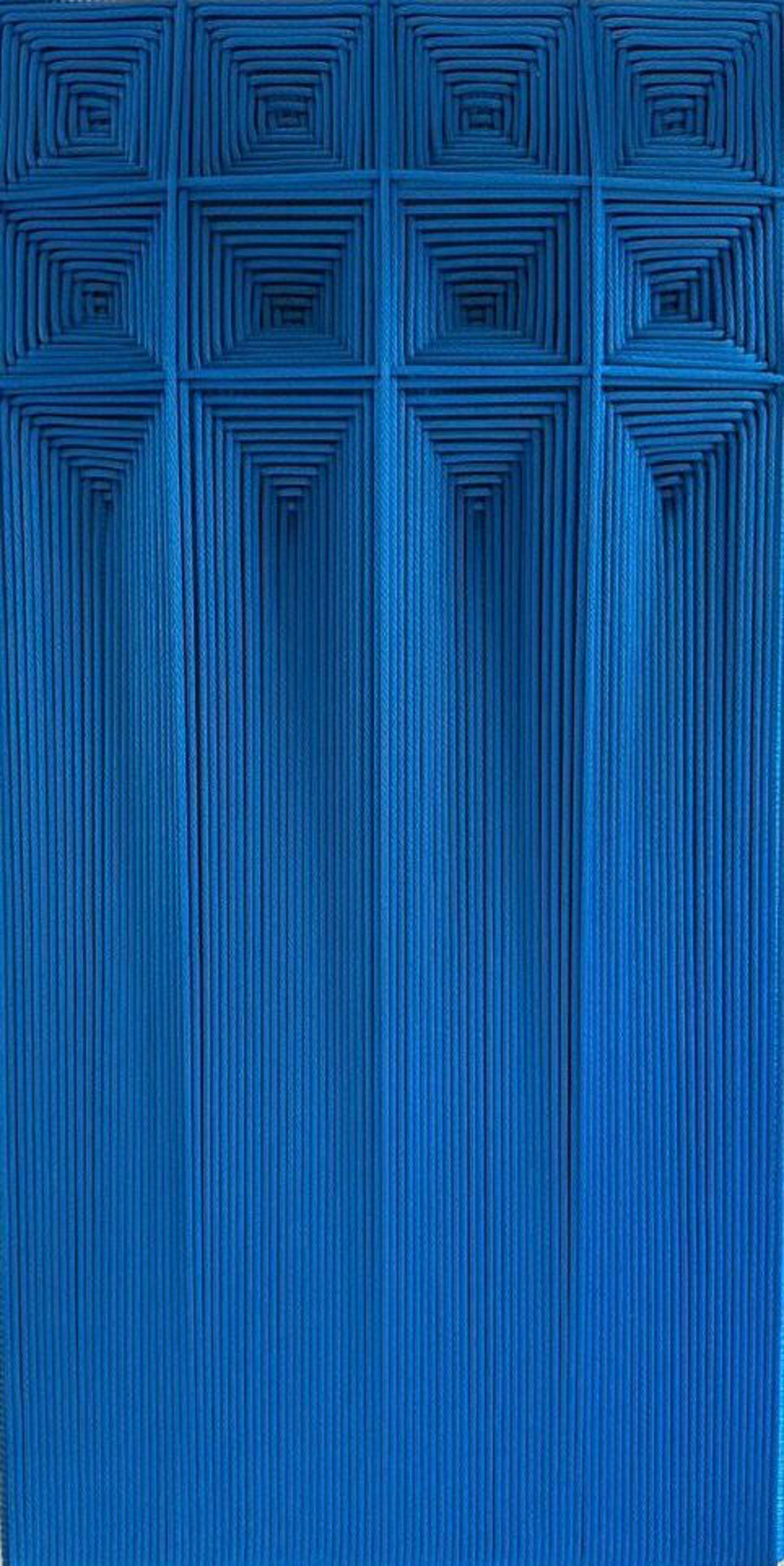 Blue Pillars
Textile Art, Cotton, Handmade
Free style weaving
120x60cm
2025

About the artist

Matthias De Vogel

The Textile art studio Fault Lines is Founded in 2015 by Matthias de Vogel. Matthias lived and worked for several years in Paris and