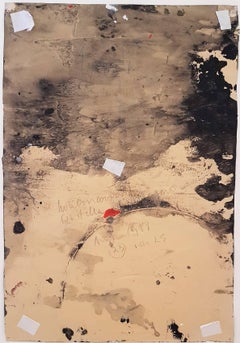 Composition gestuelle abstraite sans titre