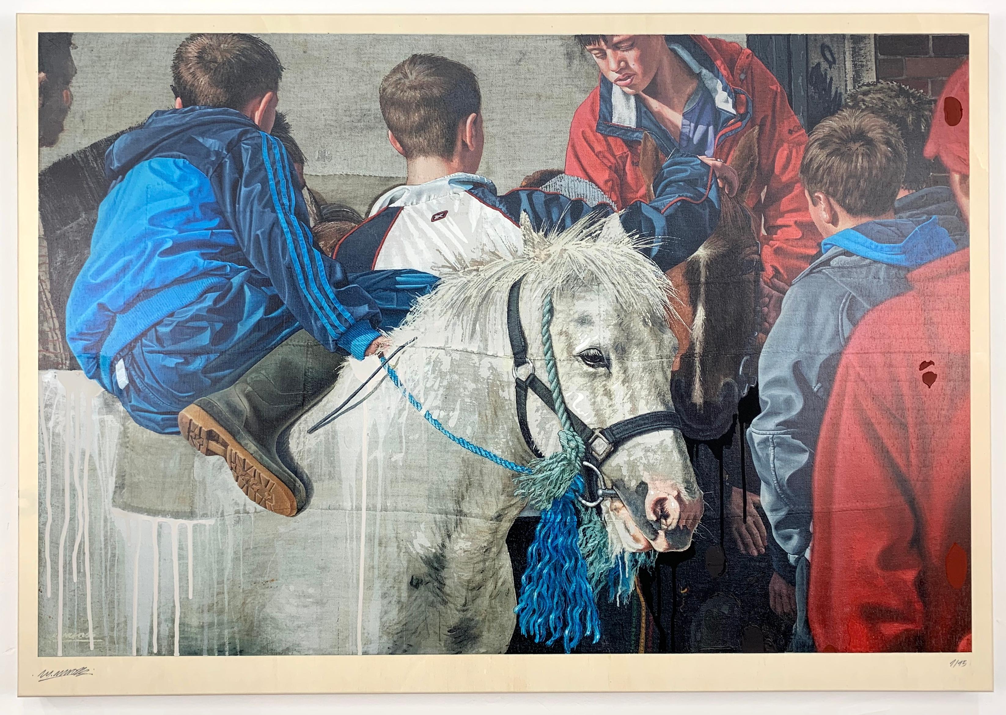Matthias MROSS Animal Print - Ponygang