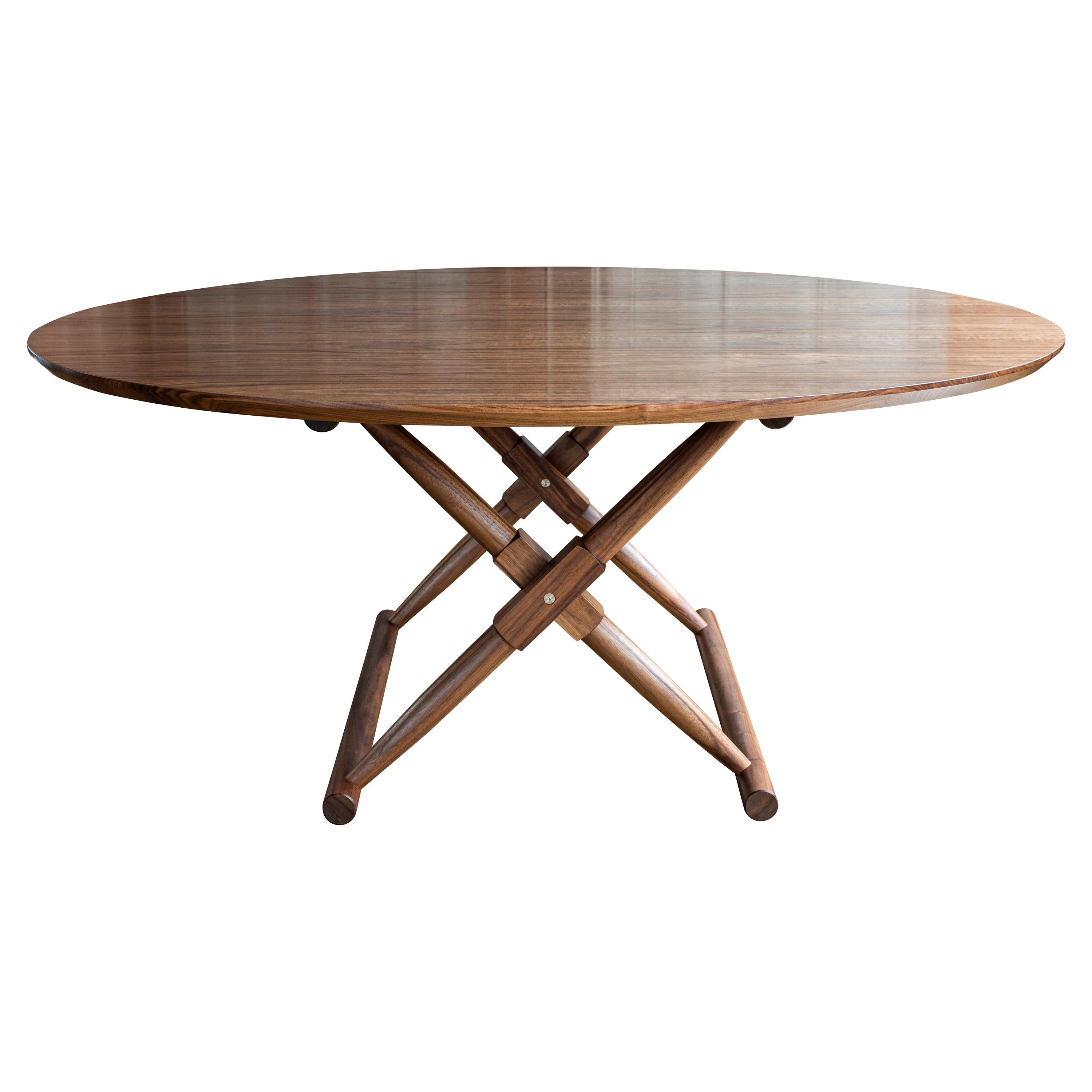 Matthiessen Table in Oiled Walnut - handcrafted by Richard Wrightman Design
