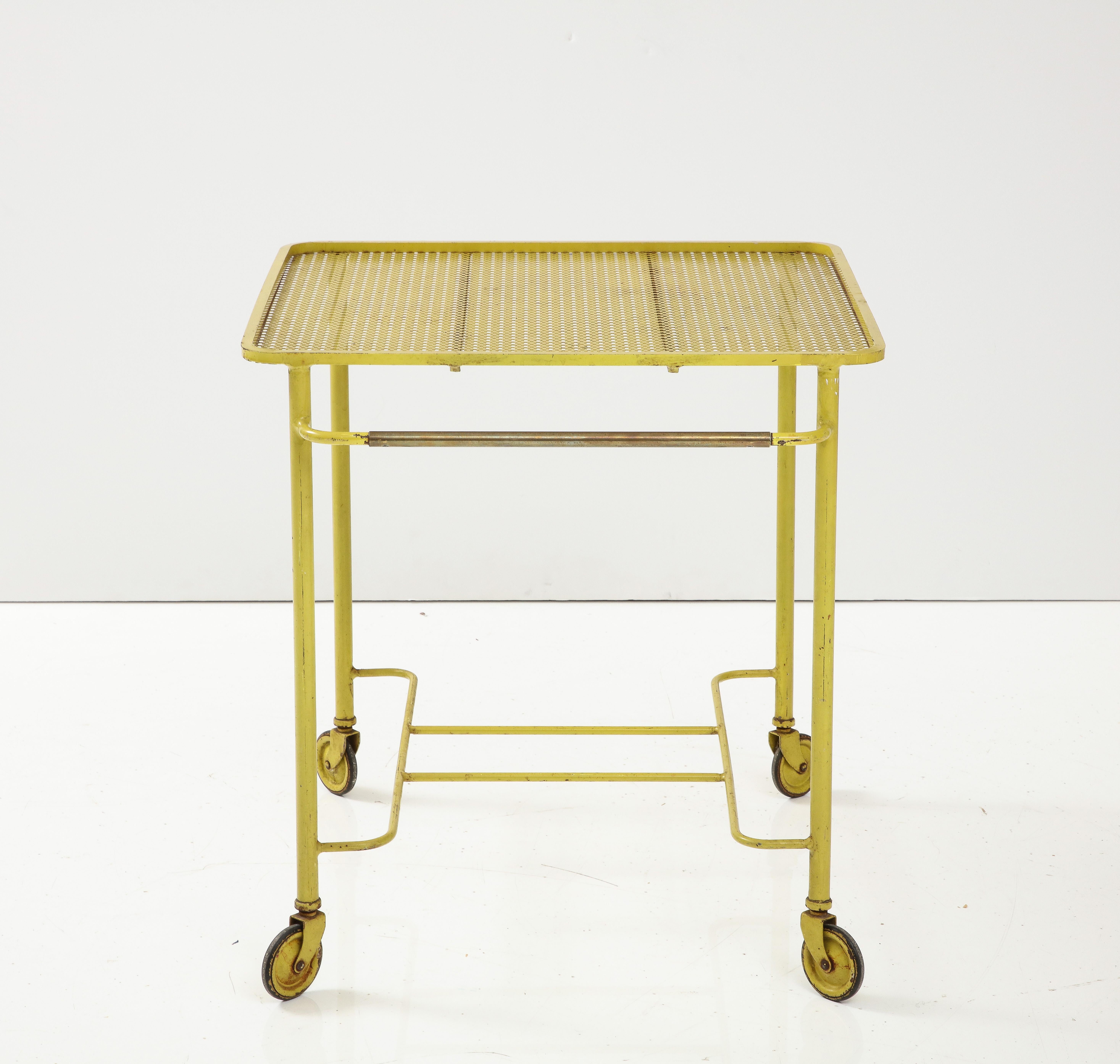 Matthieu Matégot Bar Cart  Rolling Table, C. 1950 3