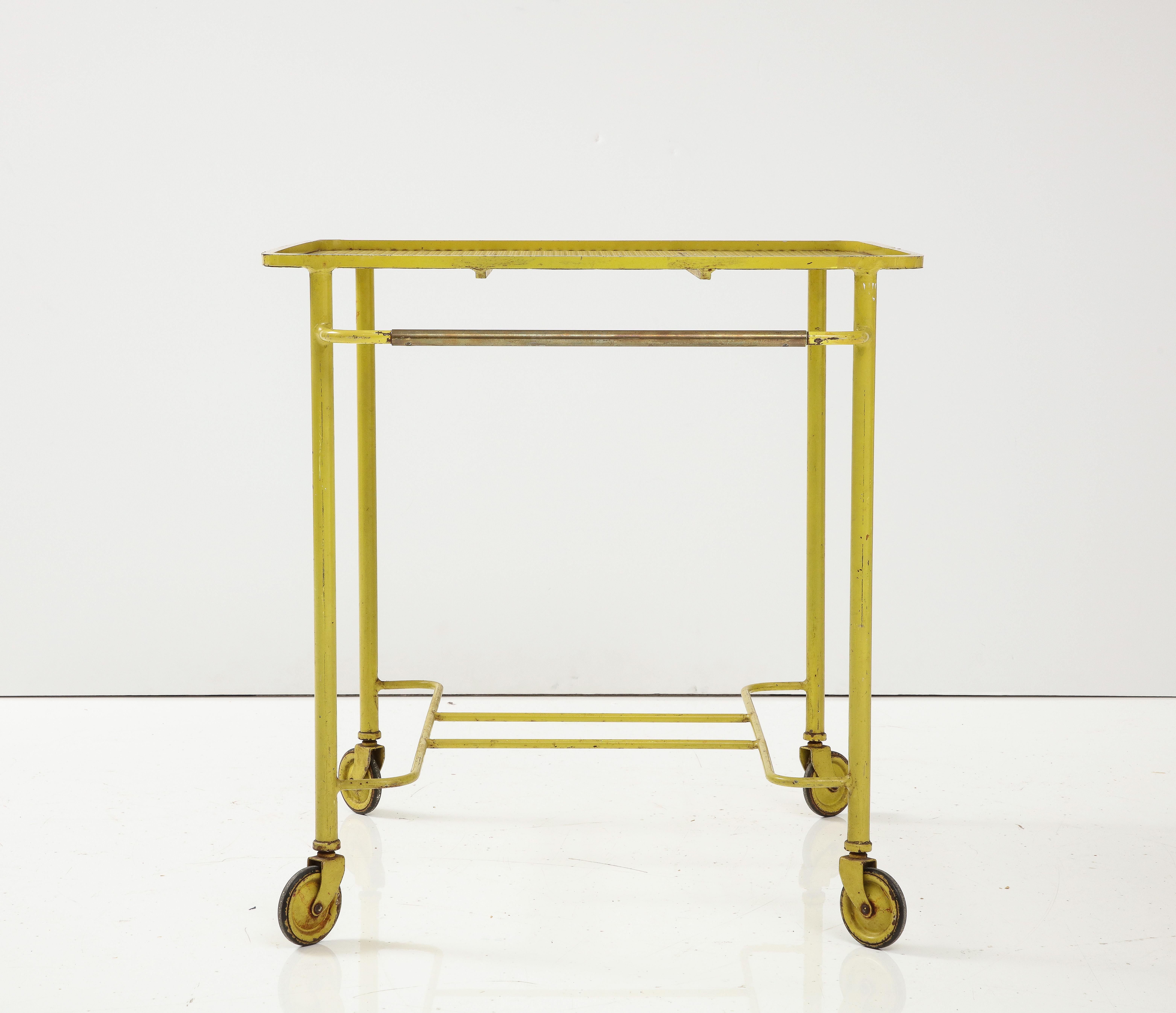 Matthieu Matégot Bar Cart  Rolling Table, C. 1950 4