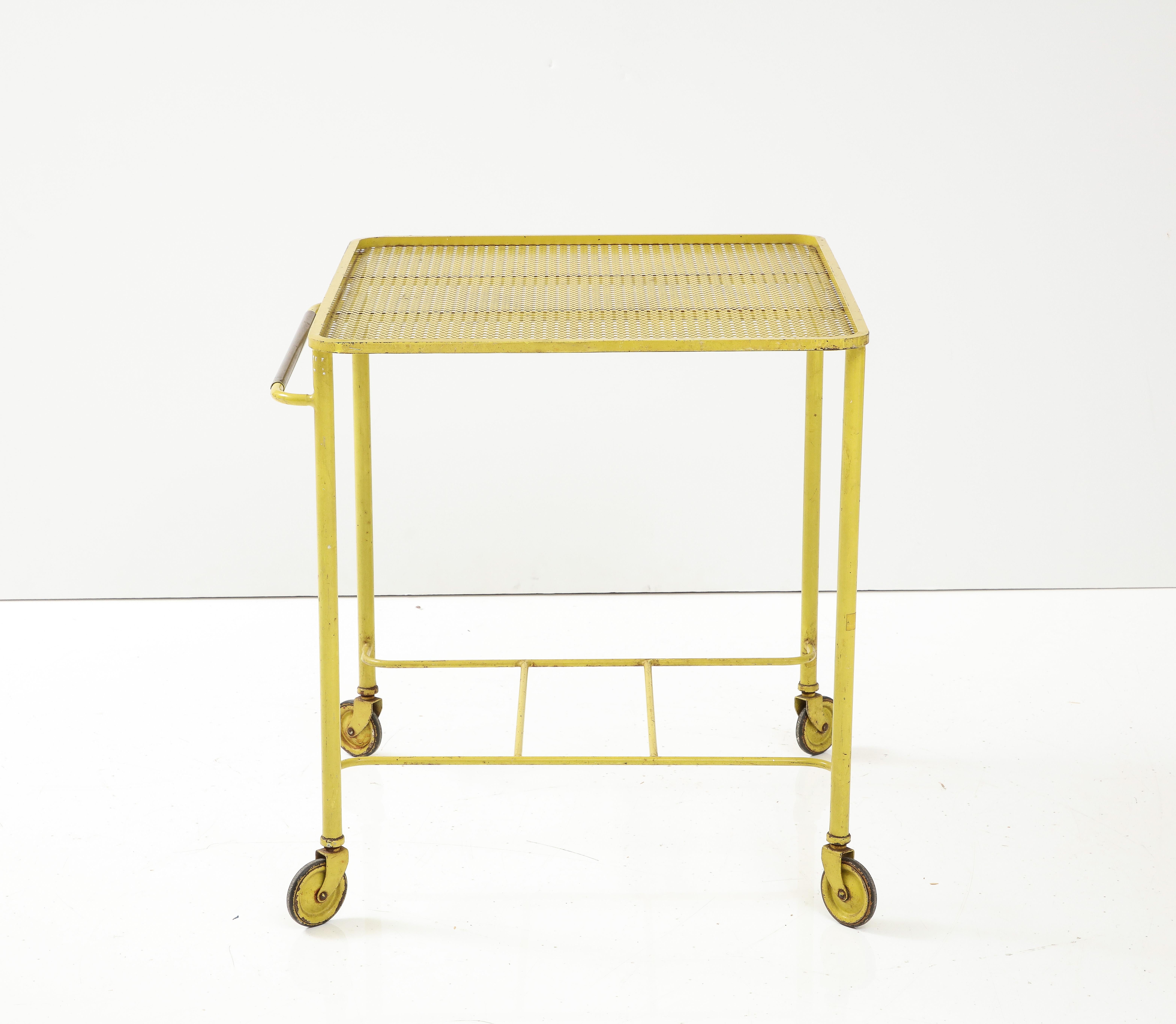 Matthieu Matégot Bar Cart  Rolling Table, C. 1950 10