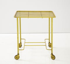 Matthieu Matégot Bar Cart  Rolling Table, C. 1950
