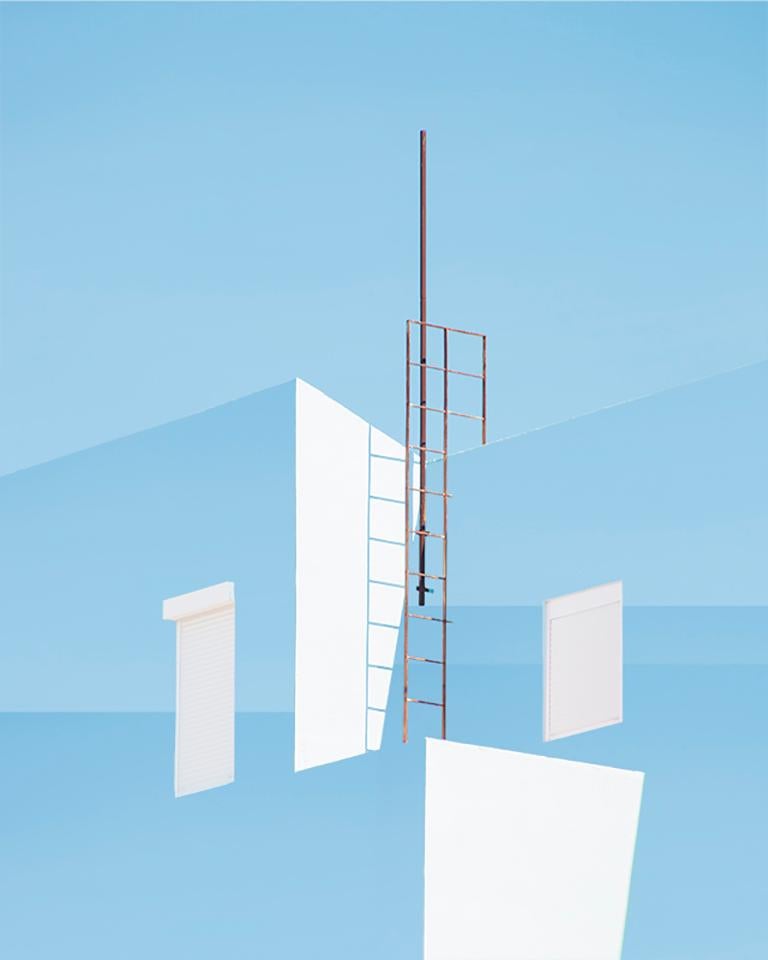 N°6 is a work by contemporary French photographer Matthieu Venot, from the series 'Illusions'.
Matthieu Venot's photographic work is somewhere between figurative and abstraction: with his camera, he cuts up the urban landscape into images where the