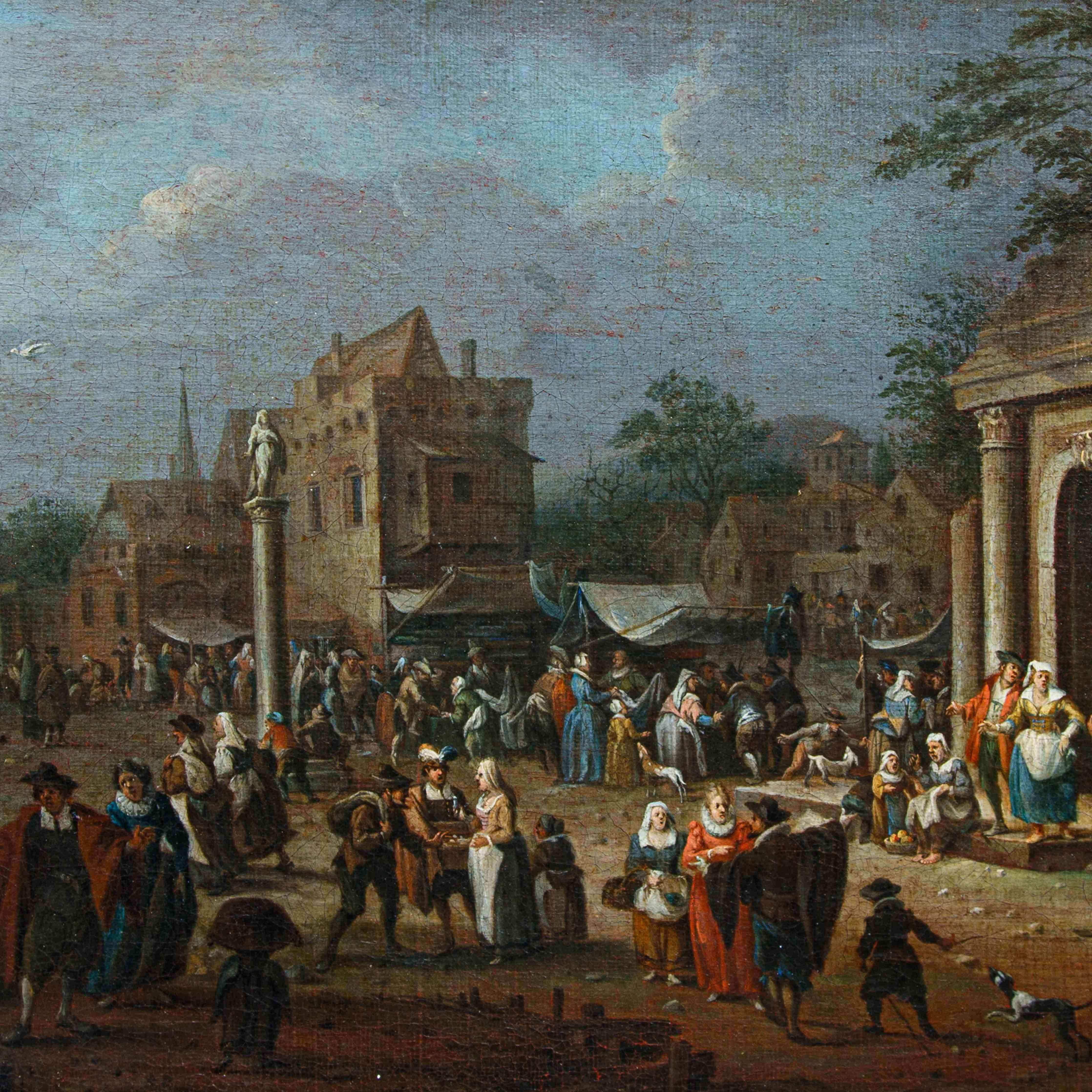 Par Matthijs Schoevaerdts, scène de genre en vente 9