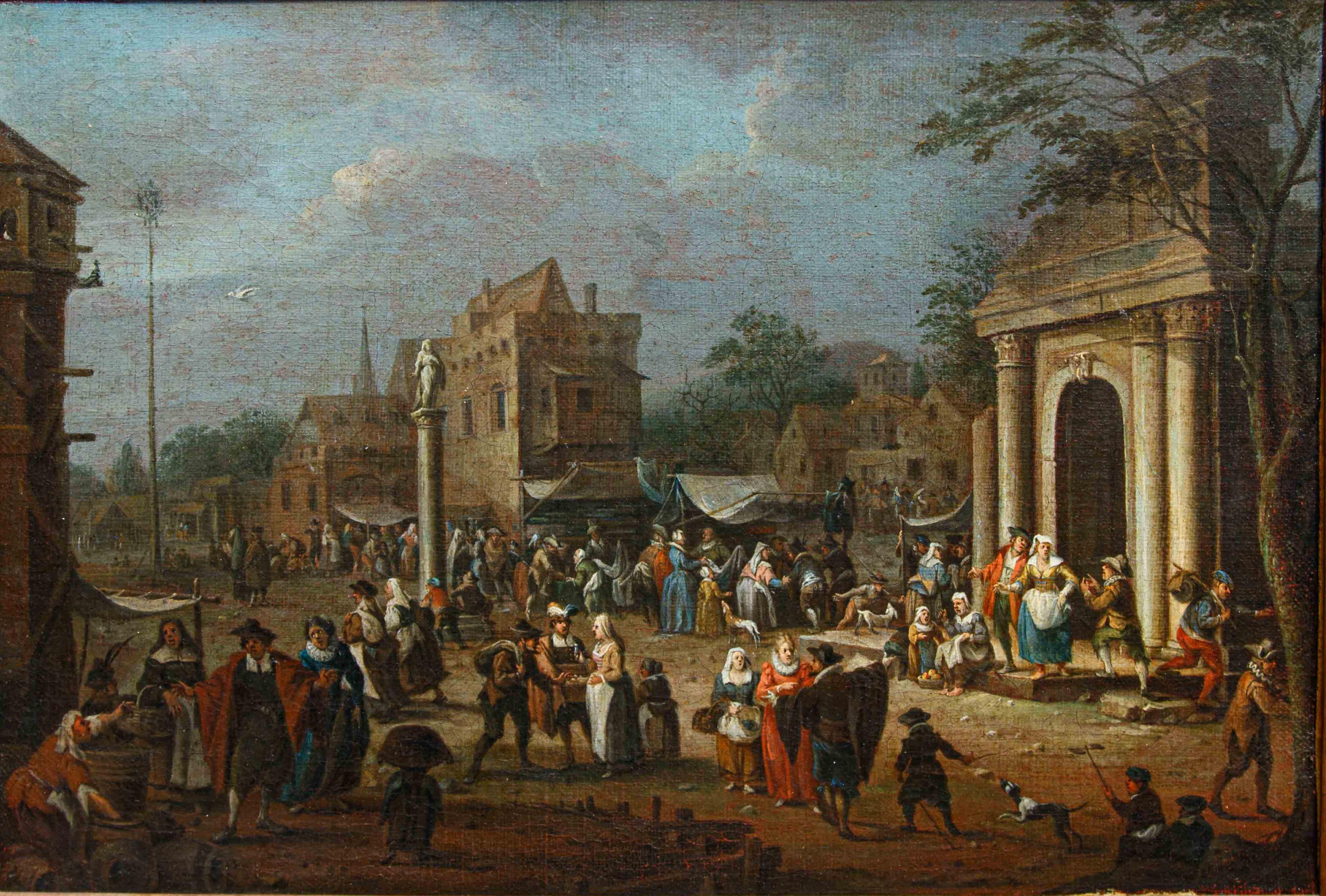 Par Matthijs Schoevaerdts, scène de genre en vente 11